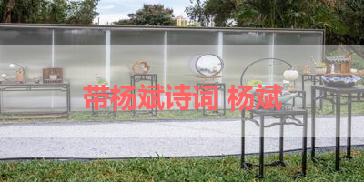 带杨斌诗词 杨斌