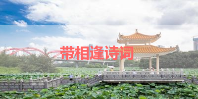 带相逢诗词 