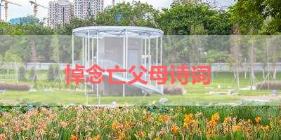 悼念亡父母诗词 