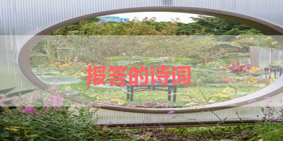 报答的诗词 