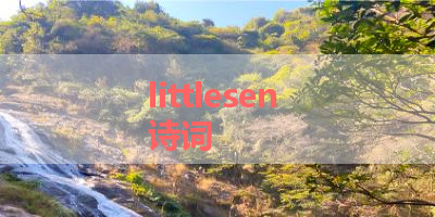 littlesen 诗词 