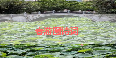 春游图诗词 