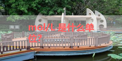mol/L 是什么单位？ 