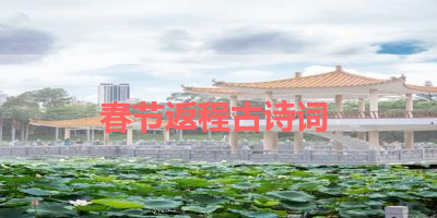 春节返程古诗词 