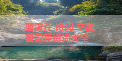 曹雪芹 诗词 辛酸 曹雪芹诗词大全