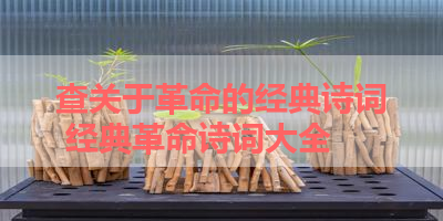 查关于革命的经典诗词 经典革命诗词大全