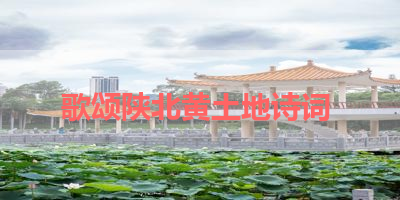 歌颂陕北黄土地诗词 