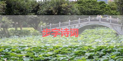 步字诗词 