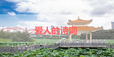 爱人的诗词 