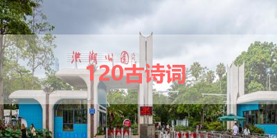 120古诗词 