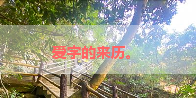 爱字的来历。 