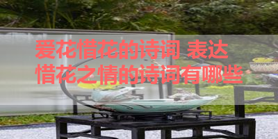 爱花惜花的诗词 表达惜花之情的诗词有哪些 