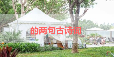 的两句古诗词 