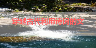 穿越古代利用诗词的文 