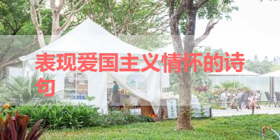 表现爱国主义情怀的诗句 