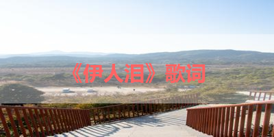 《伊人泪》歌词 