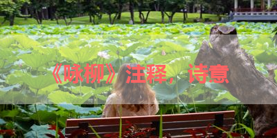 《咏柳》注释，诗意 