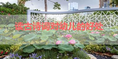 读古诗词对幼儿的好处 