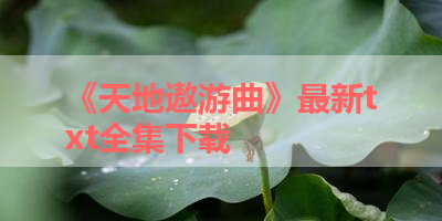 《天地遨游曲》最新txt全集下载 