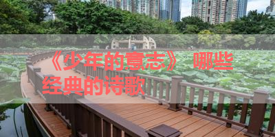 《少年的意志》 哪些经典的诗歌 