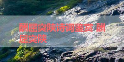 酬屈突陕诗词鉴赏 酬屈突陕