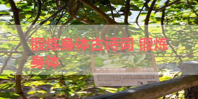 锻炼身体古诗词 锻炼身体