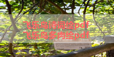 飞乐鸟诗词绘pdf 飞乐鸟多肉绘pdf