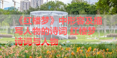 《红楼梦》中形容及描写人物的诗词 红楼梦诗词与人物