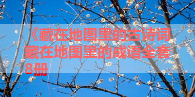 《藏在地图里的古诗词藏在地图里的成语全套8册 