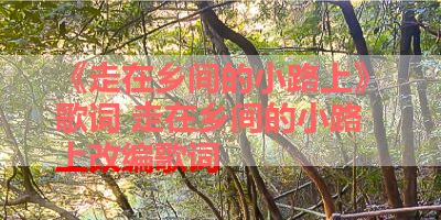 《走在乡间的小路上》歌词 走在乡间的小路上改编歌词