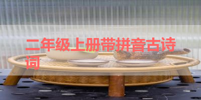 二年级上册带拼音古诗词 