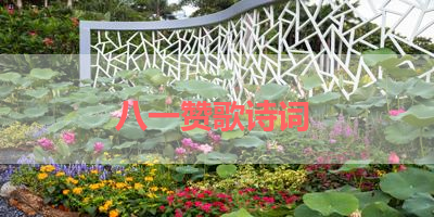 八一赞歌诗词 