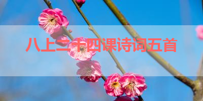 八上二十四课诗词五首 