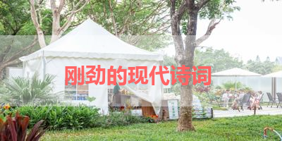 刚劲的现代诗词 