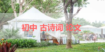 初中 古诗词 论文 