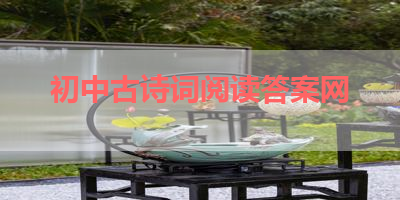 初中古诗词阅读答案网 