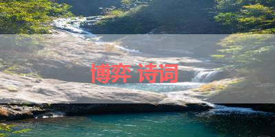 博弈 诗词 