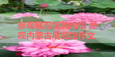 参观展览馆的诗词 参观内蒙古展览馆作文 