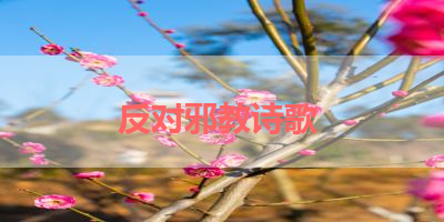 反对邪教诗歌 