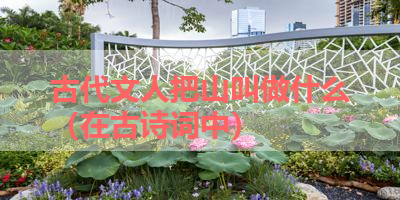 古代文人把山叫做什么（在古诗词中） 