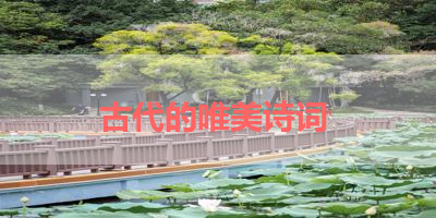 古代的唯美诗词 