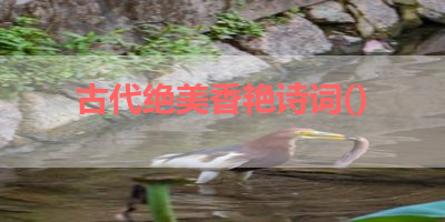 古代绝美香艳诗词() 