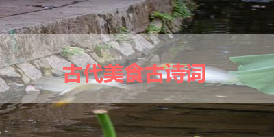 古代美食古诗词 