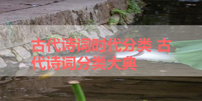 古代诗词时代分类 古代诗词分类大典