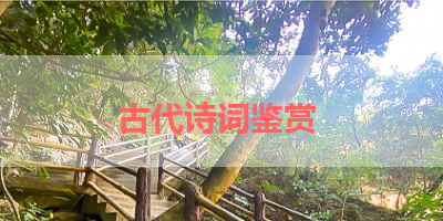 古代诗词鉴赏 