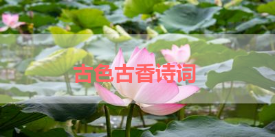 古色古香诗词 