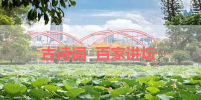 古诗词  百家讲坛 