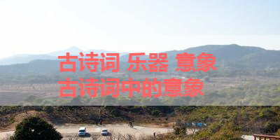 古诗词 乐器 意象 古诗词中的意象