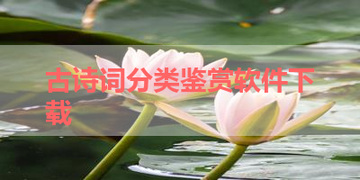 古诗词分类鉴赏软件下载 