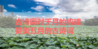 古诗词对于月的构建 赞美五月的古诗词